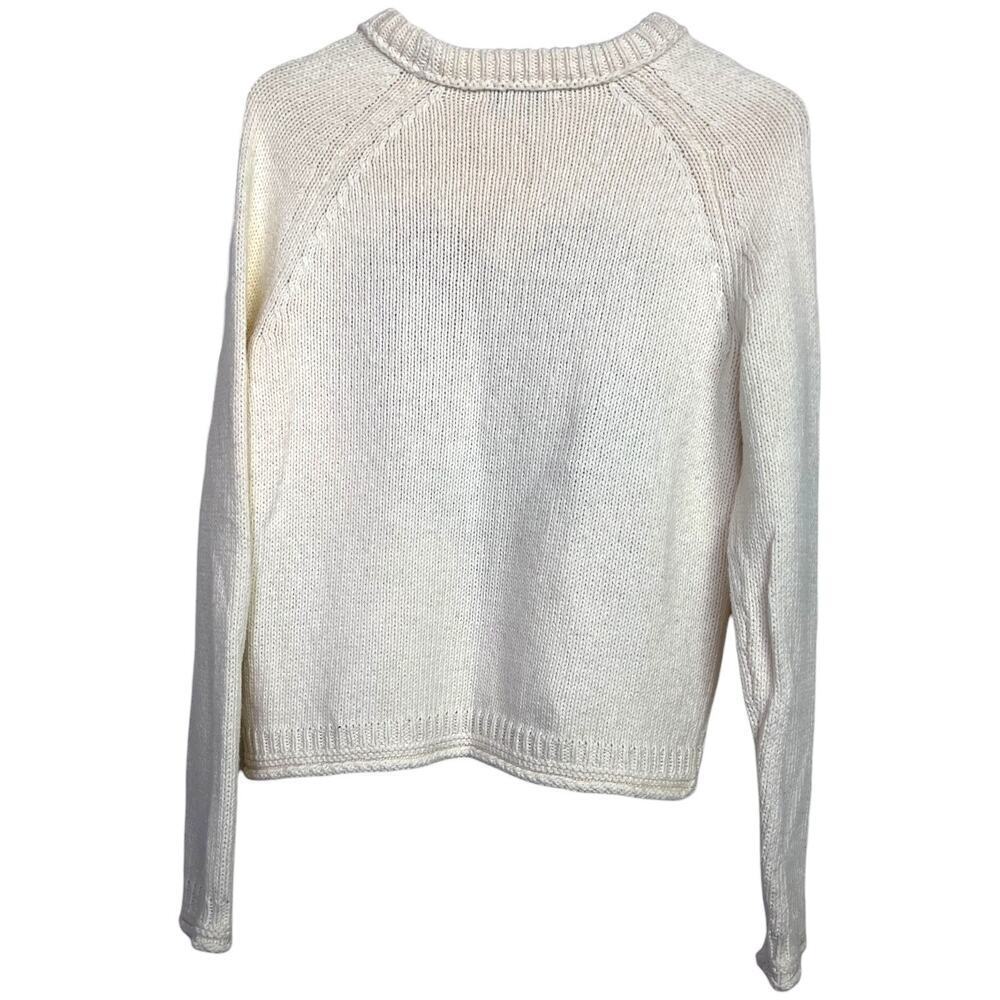 Madewell Heart Keaton Knit Pullover Coquette Romantic Soft Sweater Size XS - Picture 5 of 9